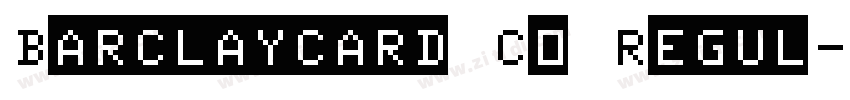 Barclaycard Co Regul字体转换